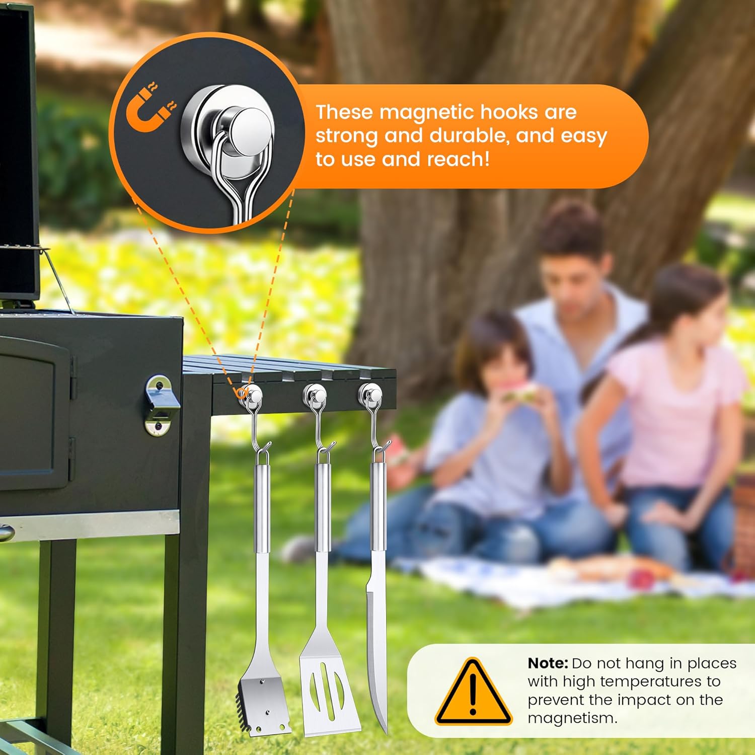 BBQ Accessories Grill Tools Set,Stainless Steel Barbecue Grill Accessories for Outdoor Grill,Barbecue Utensils Grilling Accessories Grilling Gifts for Men,Father's Day/Christmas (Sliver-22PCS)