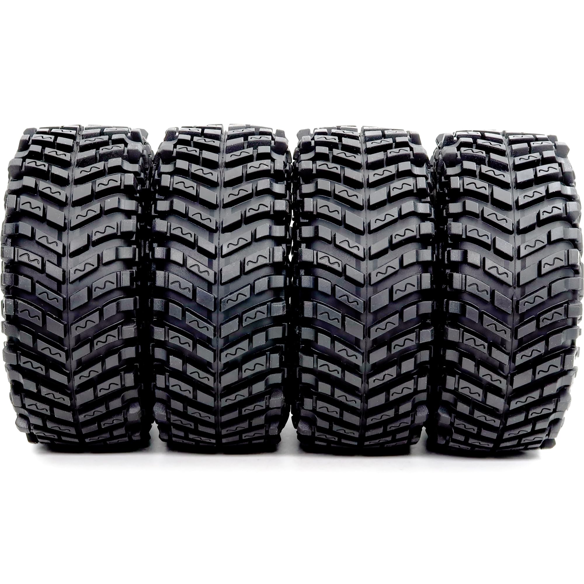 HOBBYSOUL 4 unids RC 2.2 neumáticos de Todo Terreno Super Grip pegajoso Barro Oruga Baja Claw neumáticos 127mm/5.0inch Ajuste para 2.2 Beadlock llanta de Rueda