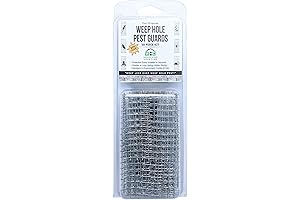 Weepless Weep Hole Pest Guard Kit - Galvanized 1/4" Wire Mesh, Pack...
