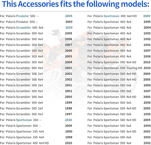 Miniatura 6 de MOTO1988 Bomba de combustible compatible con Polaris Sportsman Trail Boss Scrambler Magnum ATP Outlaw 300 325 330 400 425 450 500 525 600 700