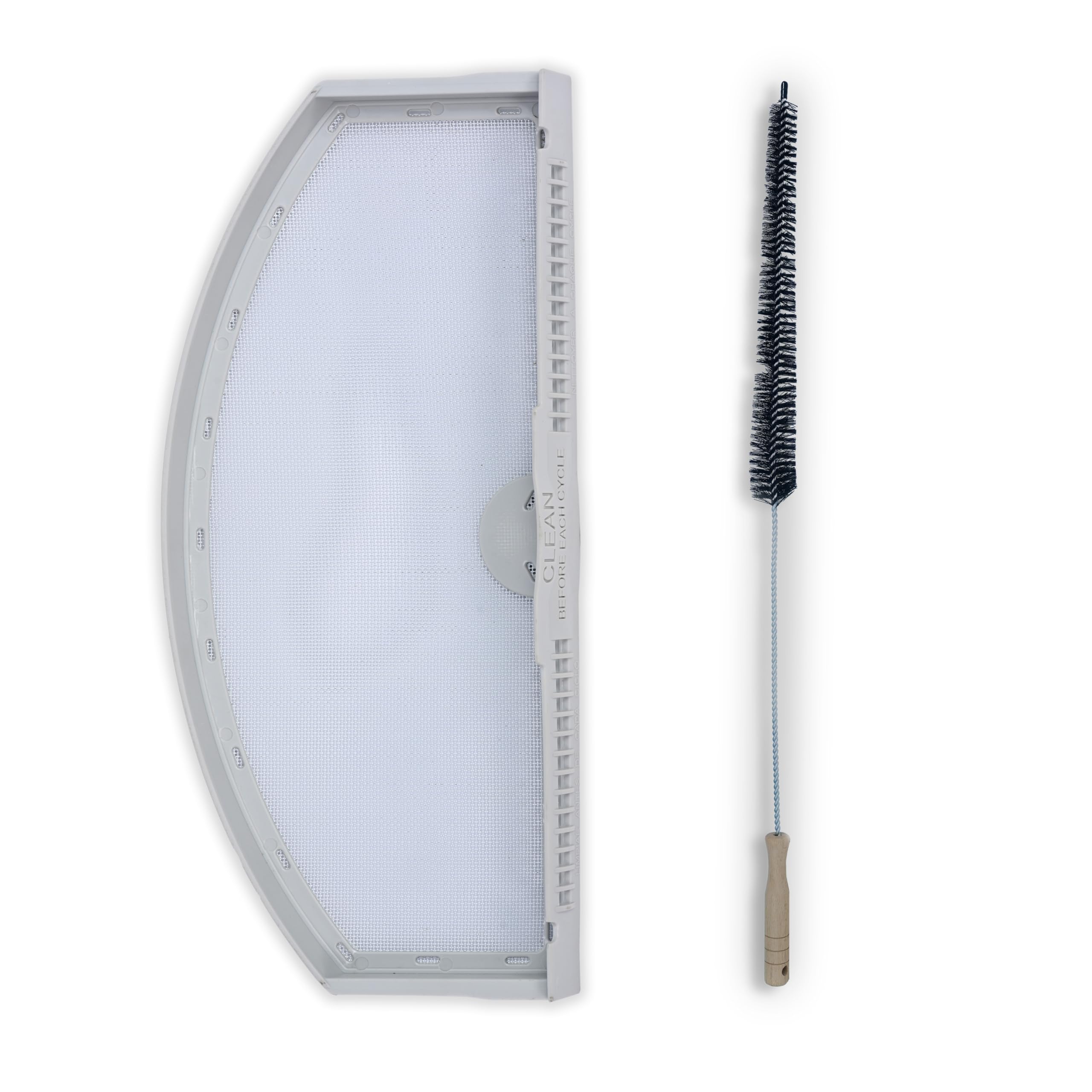 Lint Screen Filter for Hotpoint Dryer HTX21EASK0WW, HTX24EASK0WW, HTX24GASK0WW, HTX24EASK0WS, HTX24GASK0WS with Brush