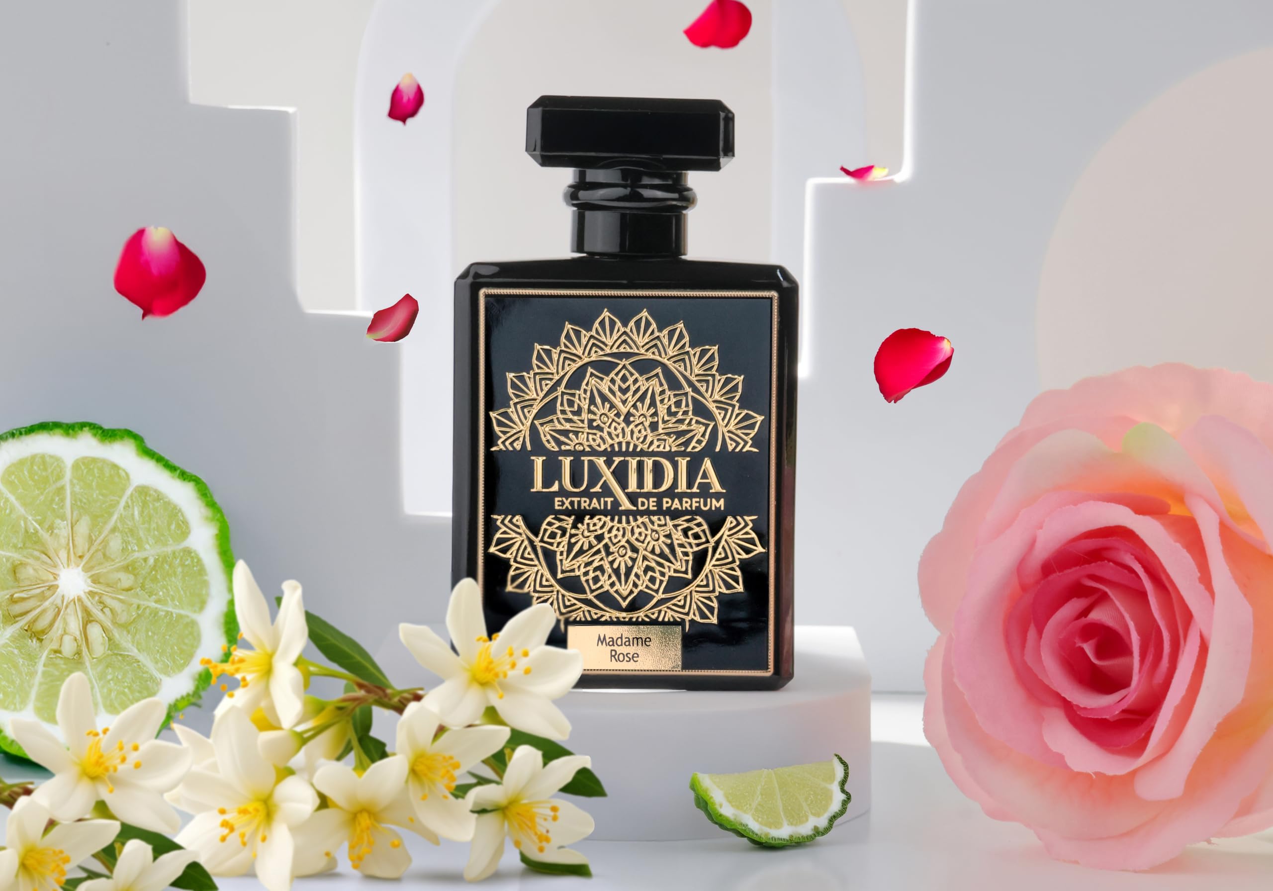 Luxidia Extrait de Parfum Profumo Artistico Unisex Made in Italy Madame Rose