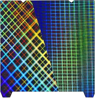 IdeaFormer Rainbow Plaid+Rainbow Mesh PES Smooth K1 K1C Build Plate，235X235mm Spring Steel Plate for Creality K1/K1 SE/K1C/Ender 5 S1/Ender 3 S1 Pro/Ender 3 S1/Ender V3 KE/SE（With…