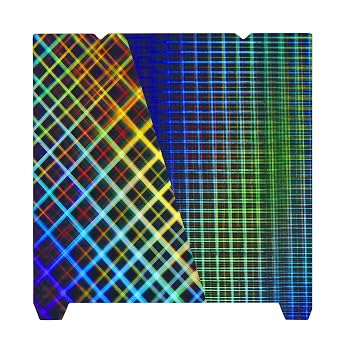 IdeaFormer Rainbow Plaid+Rainbow Mesh PES Smooth K1 K1C Build Plate,235X235mm Spring Steel Plate for Creality K1/K1 SE/K1C/Ender 5 S1/Ender 3 S1 Pro/Ender 3 S1/Ender V3 KE/SEWithout Magnetic Plate