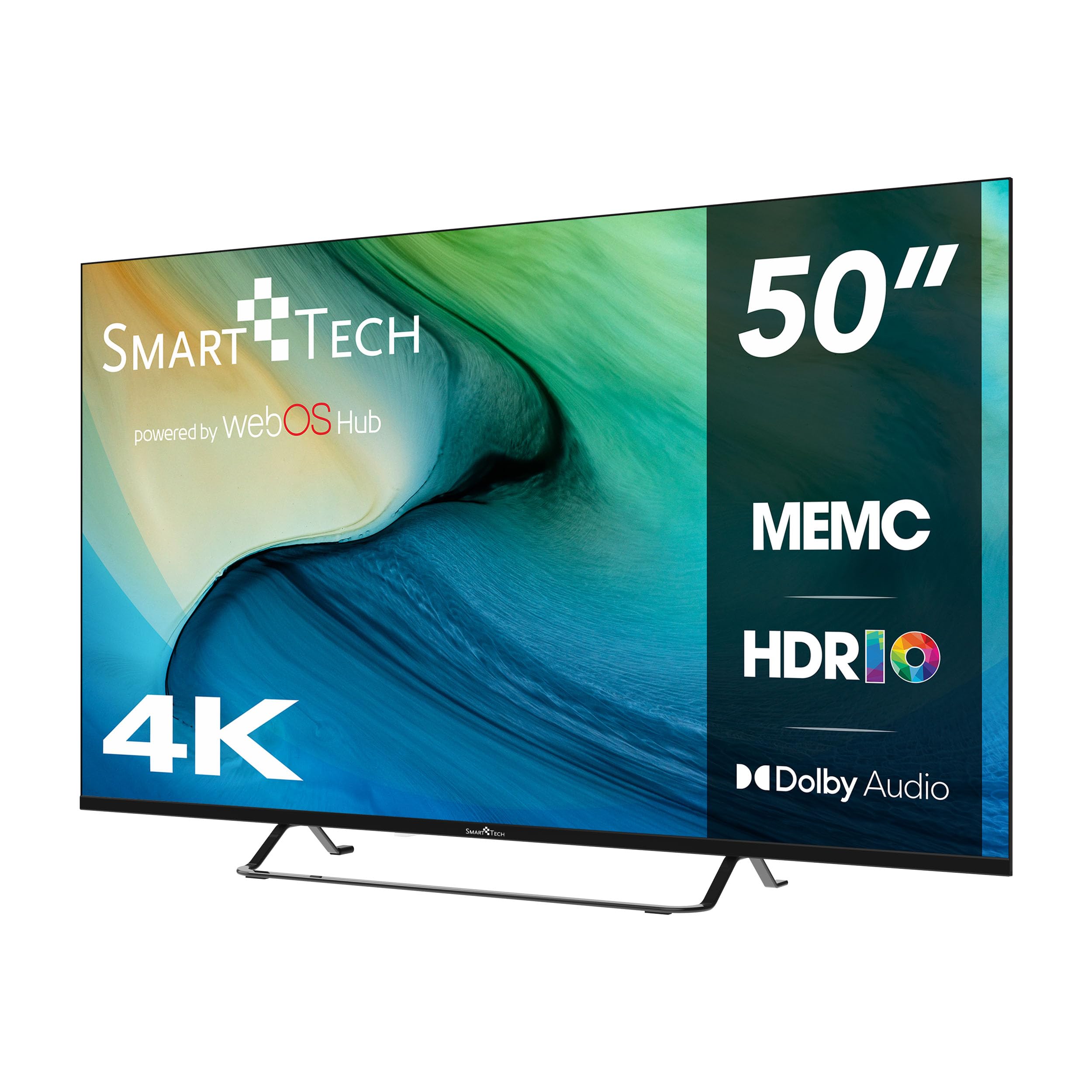 Smart Tech 50UW02V3, webOS Smart Television, 50 Pulgadas (127 cm), 4K UHD, 3*HDMI; 2*USB; WiFi