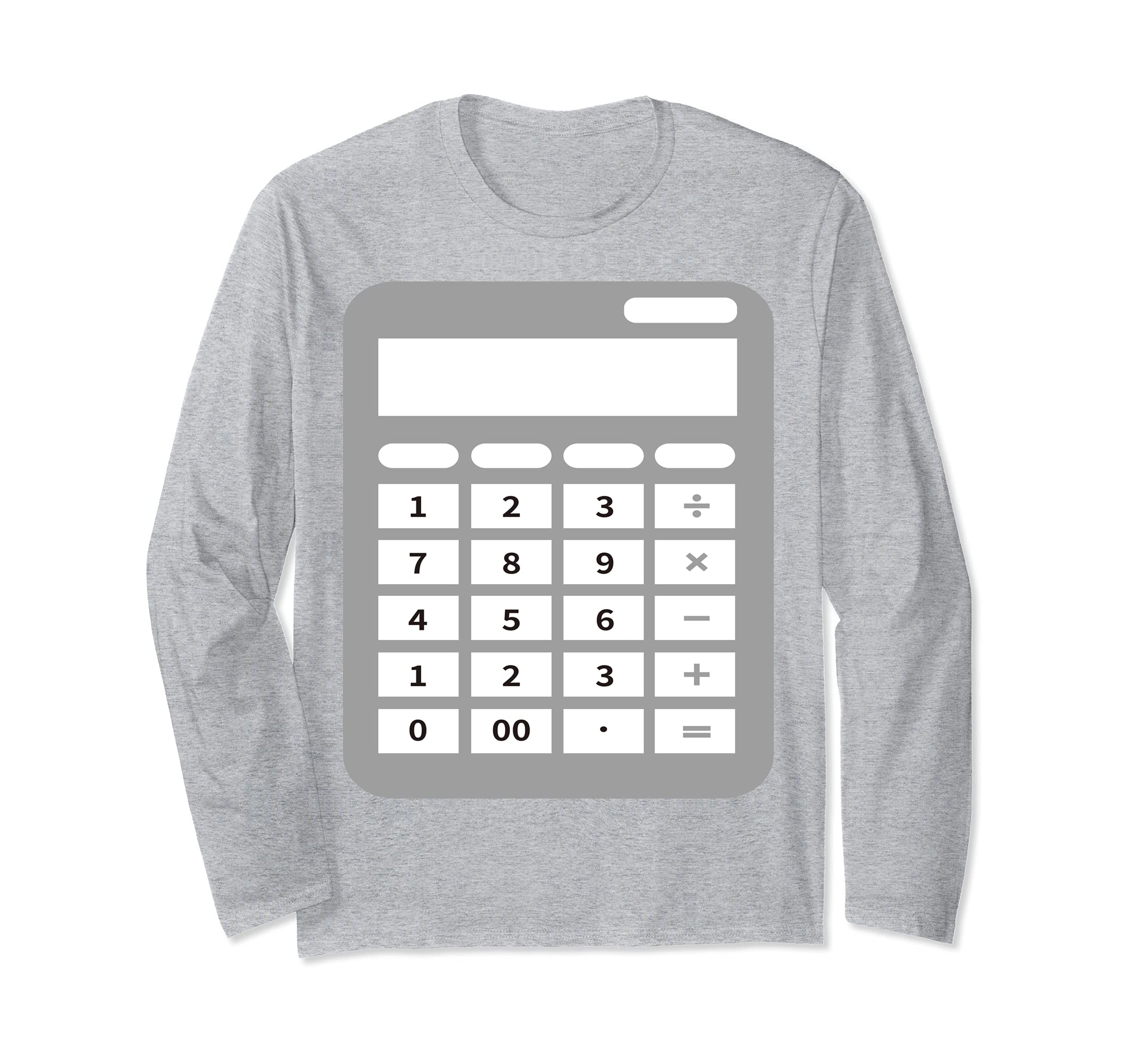 Calculator Costume Long Sleeve T-Shirt