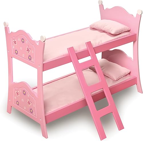 Badger Basket Flores y Mariposas Doll Literas con escalera se ajusta American Girl Dolls