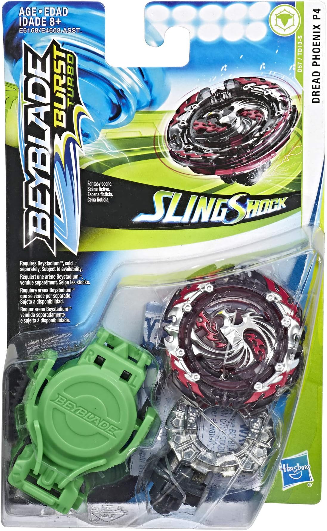 Beyblade Burst Turbo Slingshock Starter Pack | Dread Phoenix P4