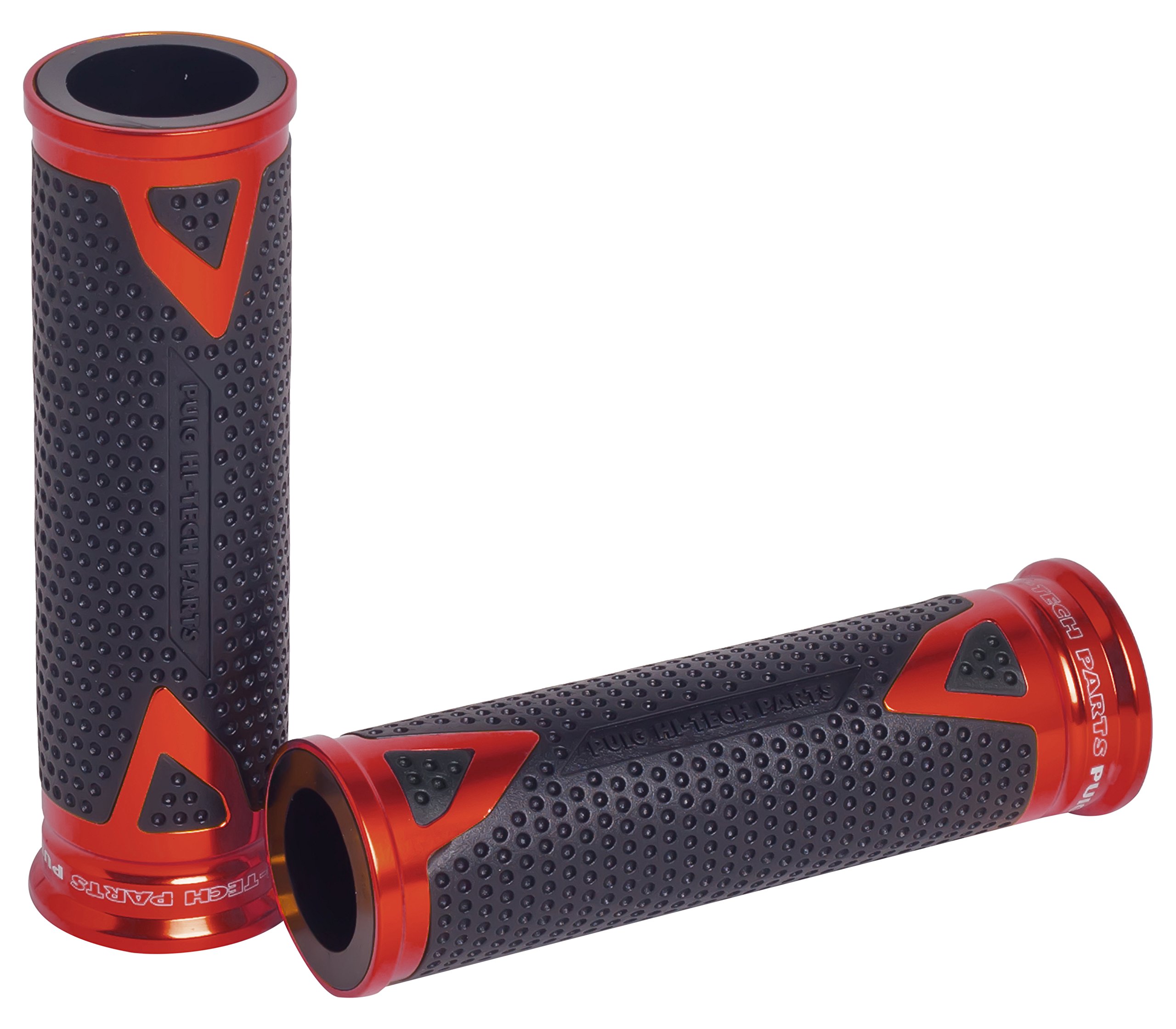 Puig Red Radikal Grips 119mm Length for 22mm Handlebars Universal
