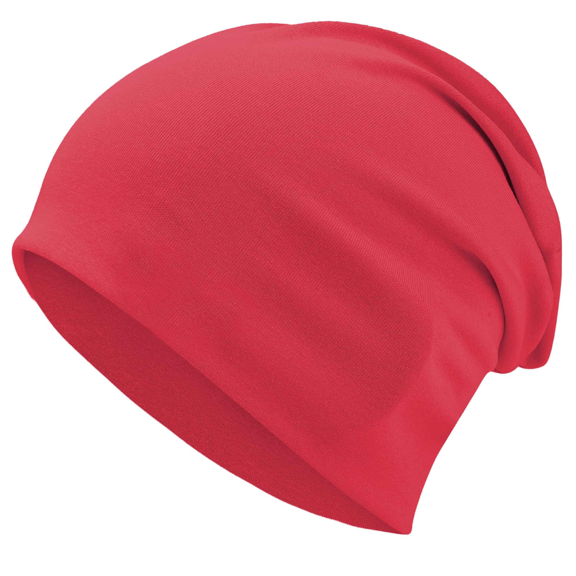 ROYBENS 100% Cotton T-Shirt Beanie for Women Men Slouchy Beanies Soft Hipster Daily Hat Lightweight Skull Cap — view 27