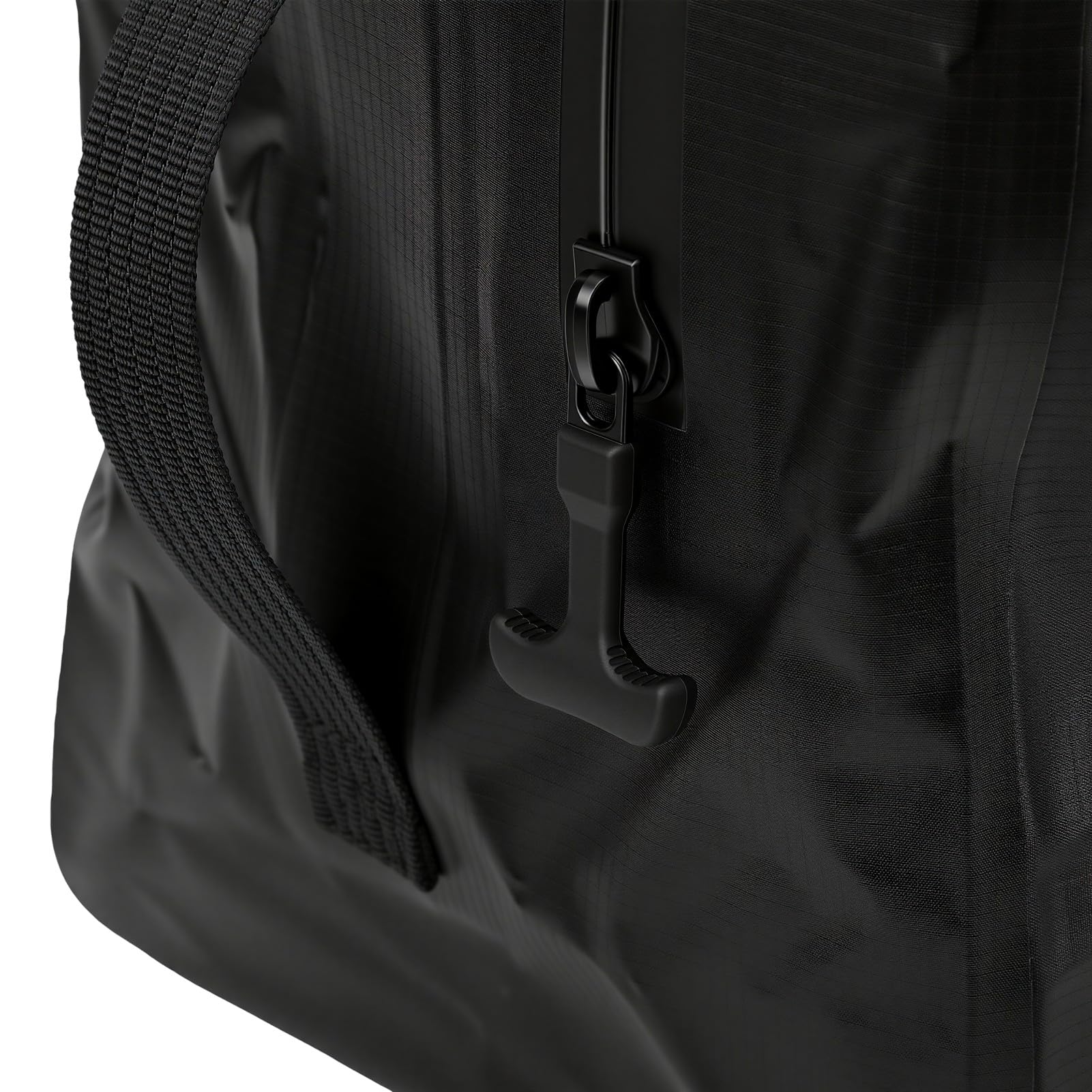 Ejoyous Sacco a Compressione Sottovuoto, Borsa da Viaggio in TPU e Nylon 210D da 35 Litri con Valvola Unidirezionale, Cerniera IP67, Organizer per Bagagli Riutilizzabile per Viaggi, Campeggio, (BLACK)