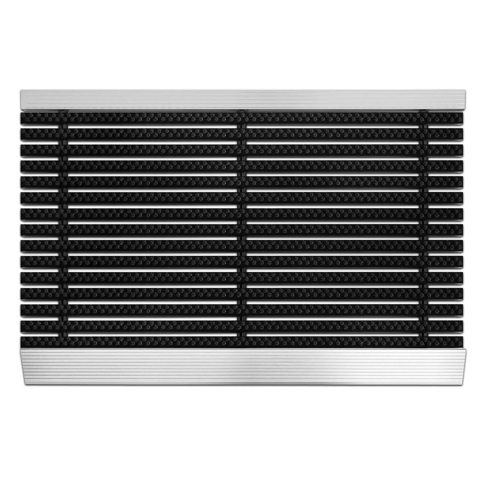 Karat Profi Brush - Black High Performance Entrance Mat, Scraper Brush Doormat For Indoor And Outdoor Use, Dirt Trapper Mat Shoe Scraper Door Mat (, 50 X 80 Cm)