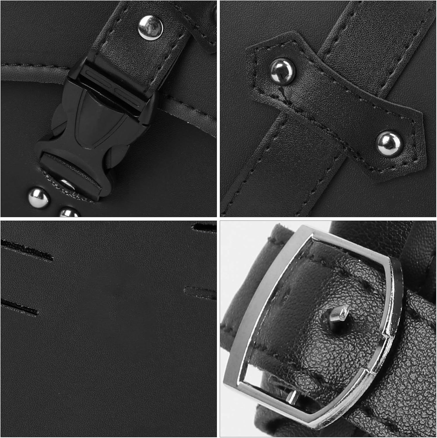 VALICLUD Motorcycle Fork Bag Side Bag with Luggage Rack Tool Water Bottle Holder Easy Closure for Bikes