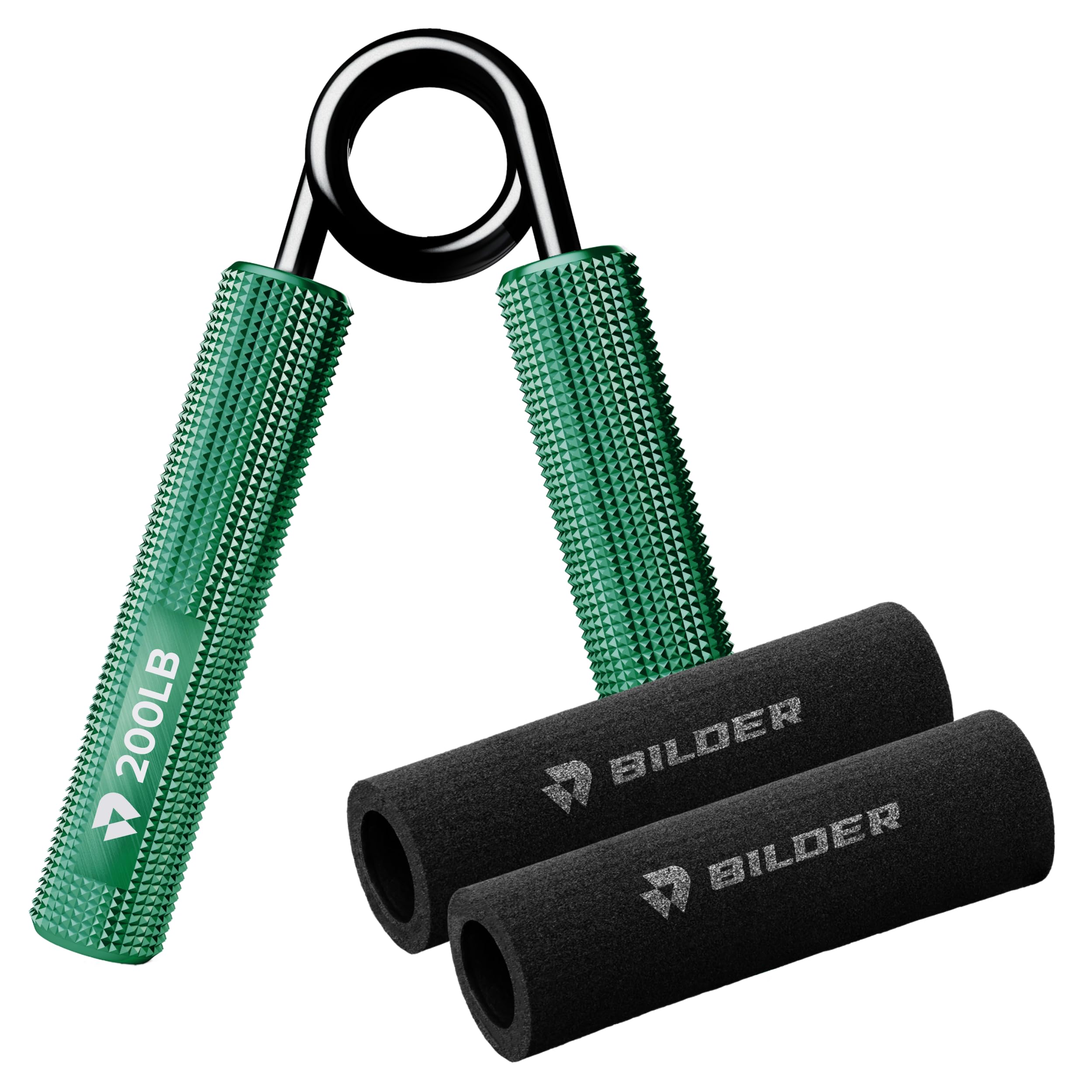 Hand Grip Metallico Con 4 Livelli Di Forza - 22.5/45/67.5/90 Kg, Per Allenare Mano, Polso E Avambraccio