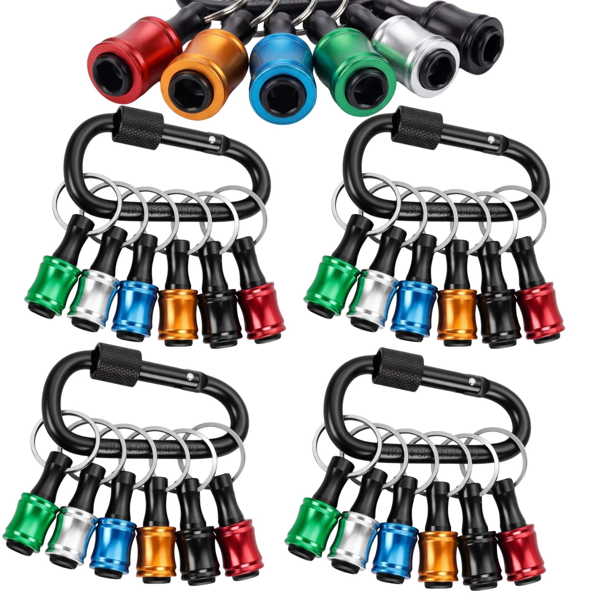 Porte-embouts pour porte-clé adaptateur de foret et barre d'extension