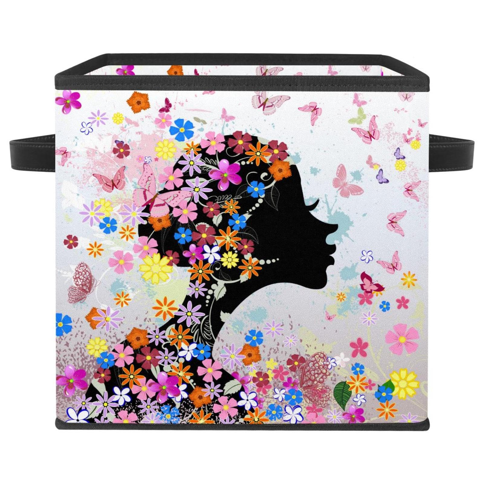 Cube de rangement rose fée pour organiser les jouets dans le placard