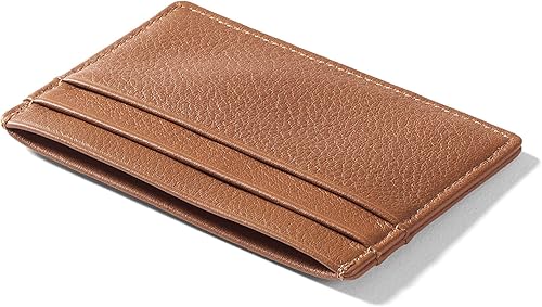Miniatura 4 de Leatherology - Funda tipo cartera para tarjetas de crédito para hombre, cartera Rfid, talla única