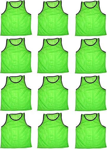 BlueDot Trading Adult & Youth Scrimmage Training Vests for Soccer, Basketball & More  Available in 1, 6, 12, 24 Packs
