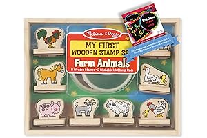 Melissa & Doug Farm Animals: My First Stamp Set