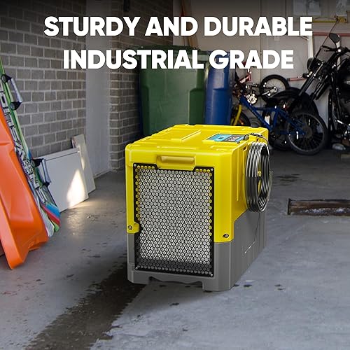 Miniatura 6 de 190PPD - Deshumidificador comercial con bomba para sótano de 6000 pies cuadrados, deshumidificador de espacio grande para restauración eficiente de