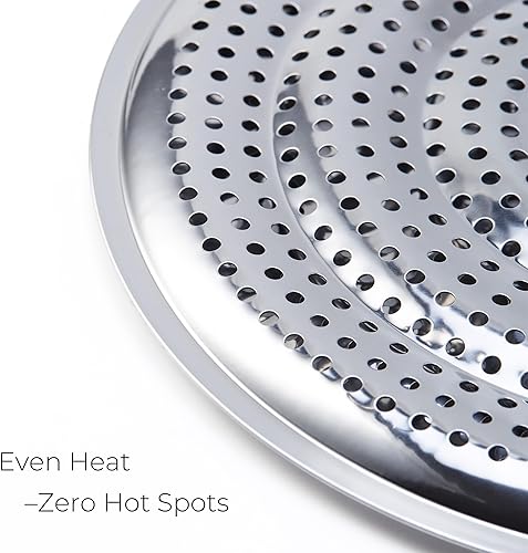 Miniatura 4 de Tostadora de Tortillas Salvadoreño - Tostadora de camping para estufa de gas, tostadora de estufa de campamento - Calentador de tortilla de acero