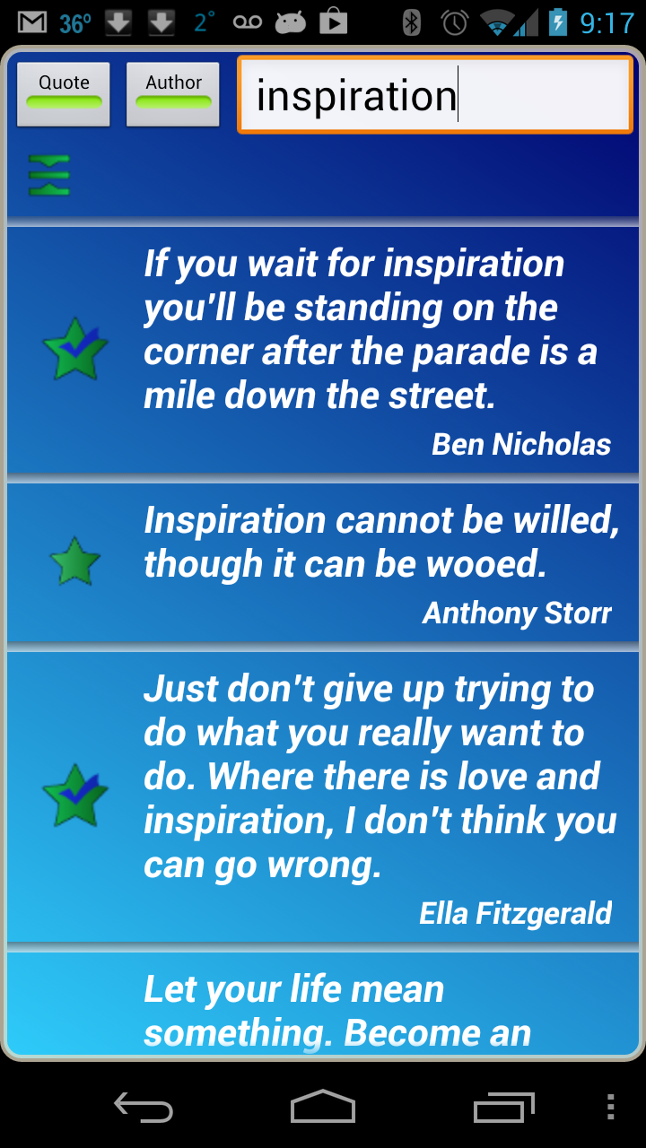 Inspirational Quotes App on Amazon Appstore