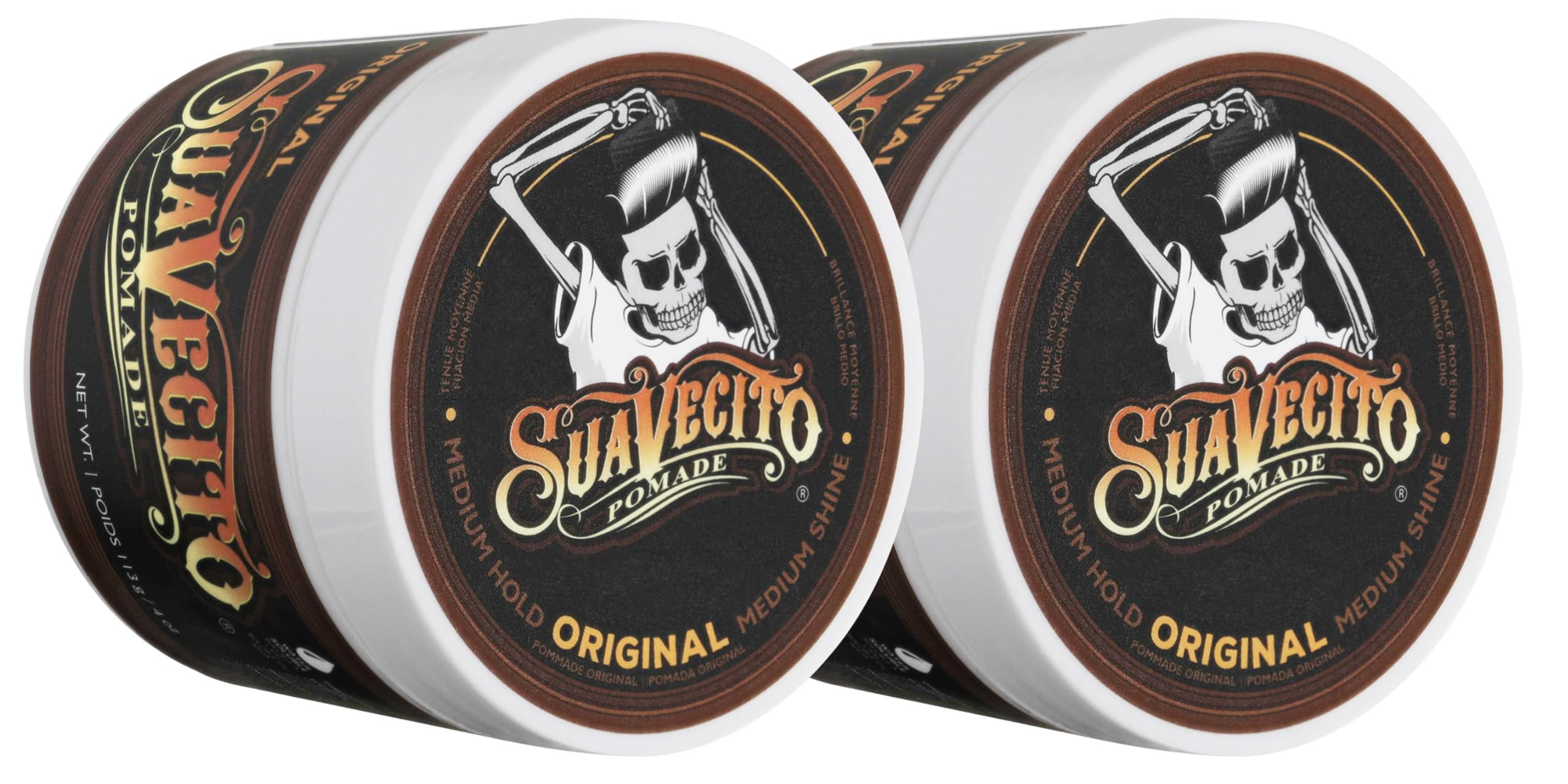 Suavecito 2 Piece Pomade, Original Hold, 8 Ounce