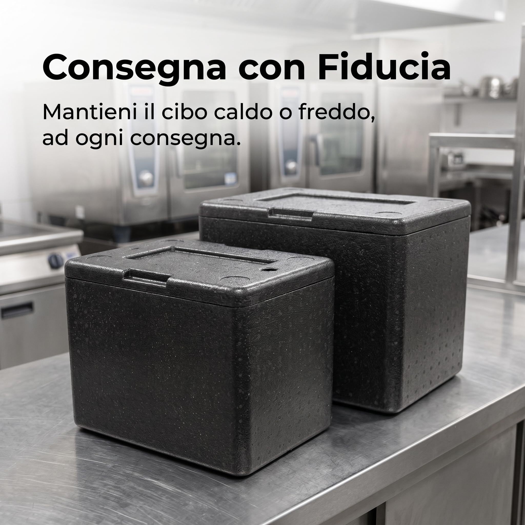 Box Termico per Servizio Catering | Contenitore Isolante per Alimenti Freddi | per asporto