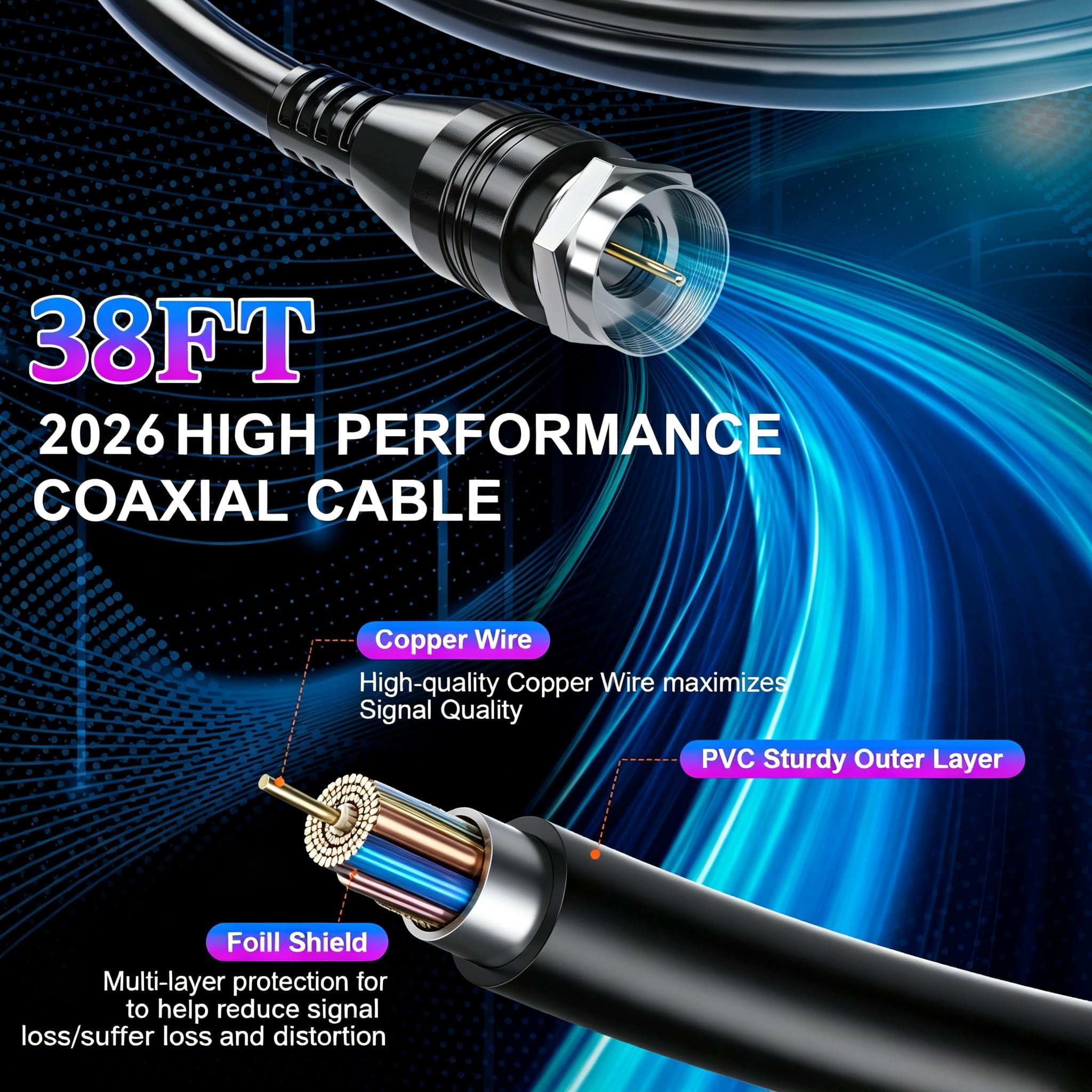 Antena de TV para exteriores para 2 televisores, antenas digitales de largo alcance, Smart TV interior, antenas HD, canales locales, recepción de 360°, antena amplificadora más fuerte, compatible con