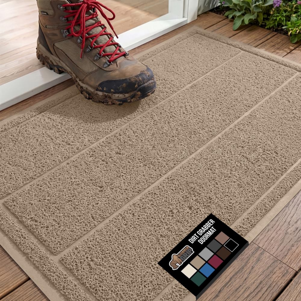 Amazon.com: GORILLA GRIP Dirt Grabber Door Mat Durable Mesh for