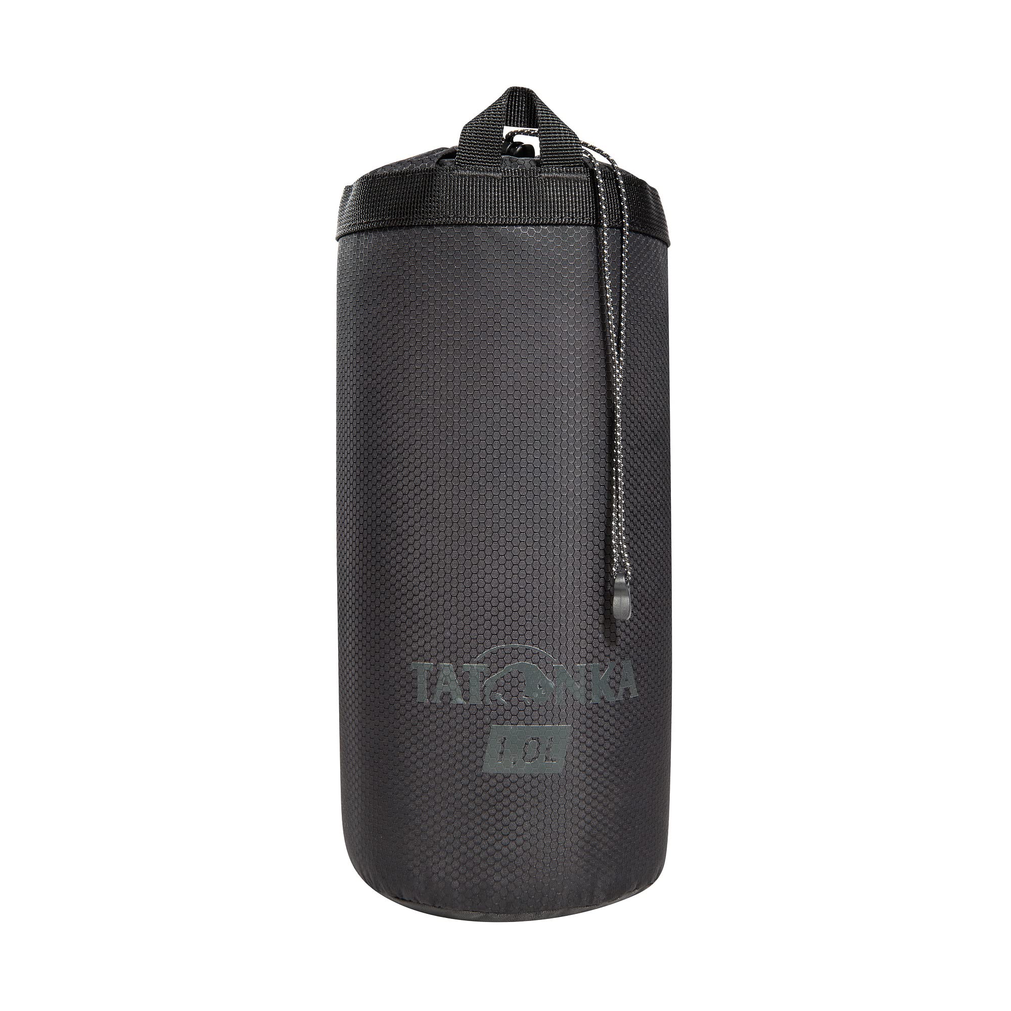 Tatonka Unisex - Adult Thermal Bottle Cover 1 Litre Thermal Cover, Black, 1 Litre