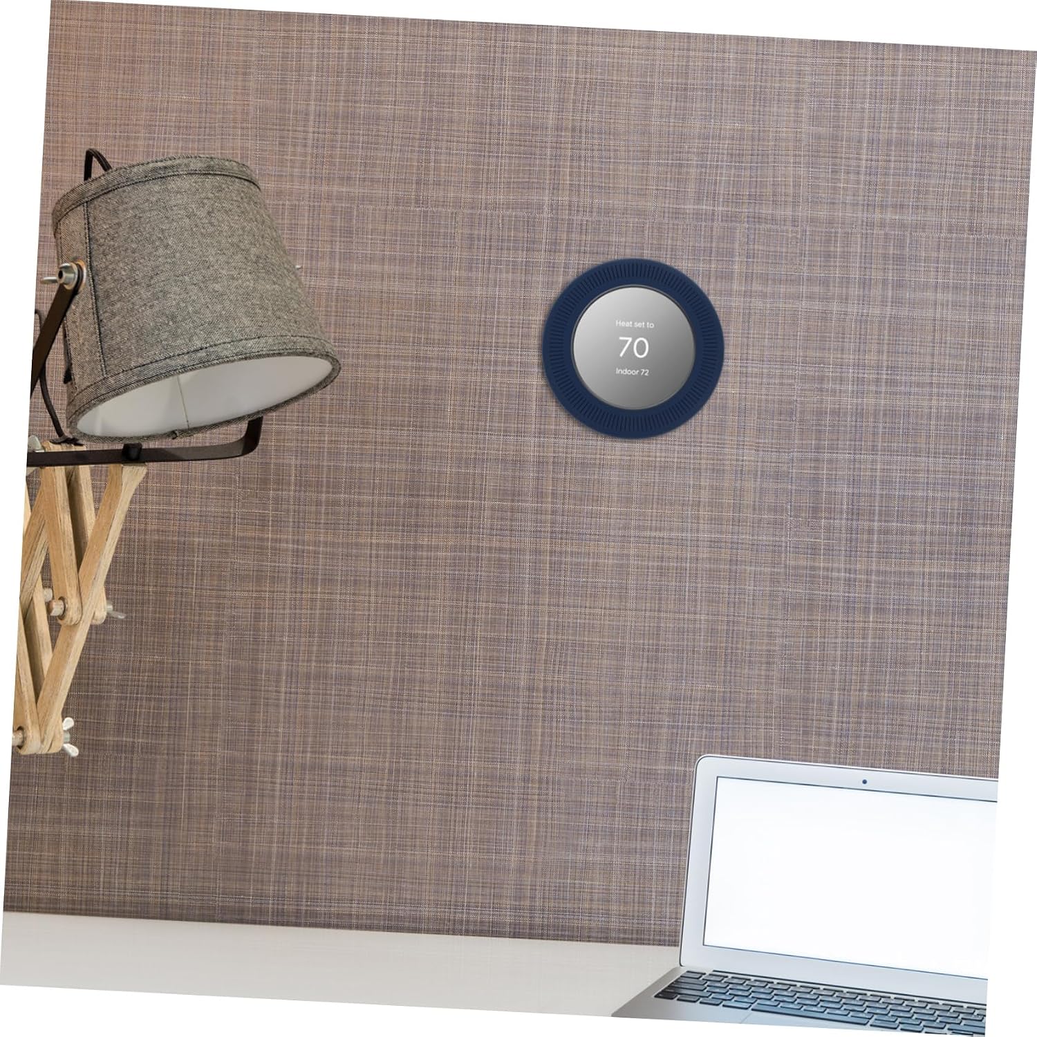 HOMSFOU Thermostat Trim Kit Thermostat Wall Plate Accessory Protective Cover for Nest