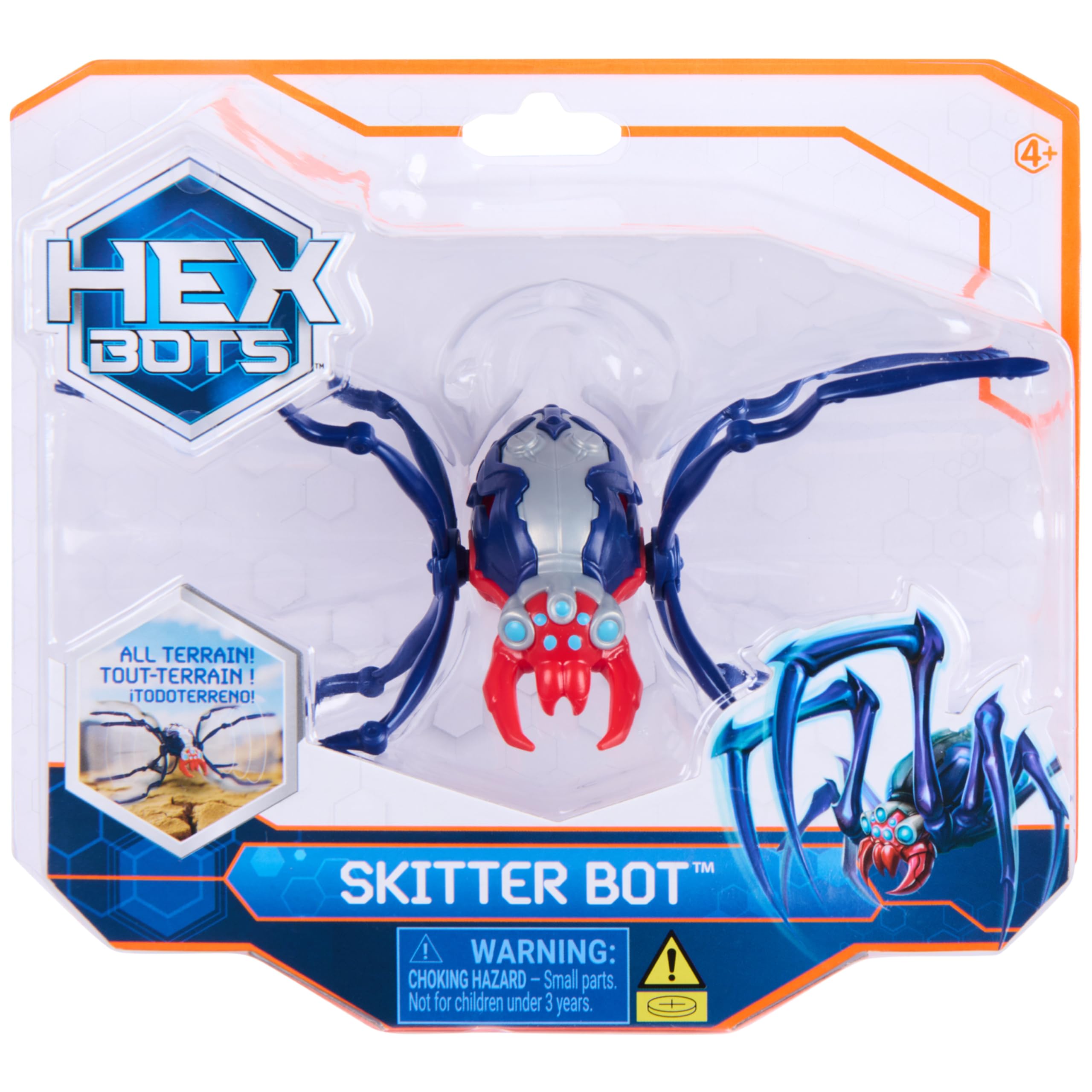 Skitter Bot Spider Red