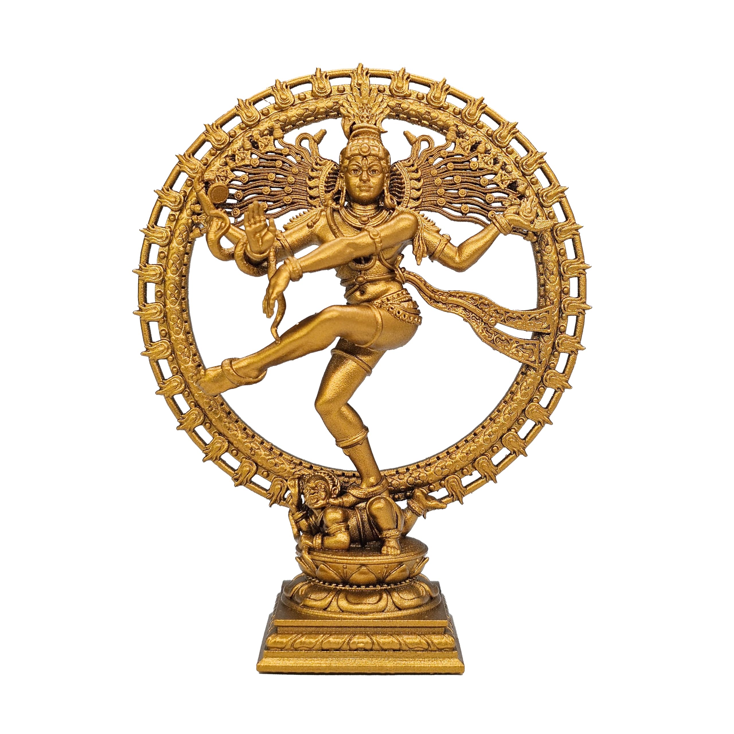 Nataraja Statue - Black UV Resin Idol -8