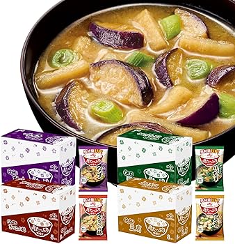 手作りの味噌汁 沙優　SP　サイン Amazon.co.jp: 具たっぷり味噌汁 味の素 4種32食セット フリーズドライ