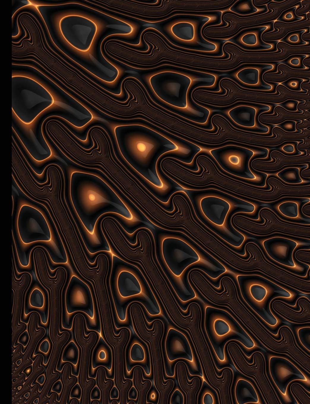 Composition Notebook - College Ruled, 100 Sheets: Mandelbrot Set Fractal Art "Daerryl" (200 Pages, 7.5" x 9.75") (Mandelbrot Set Fractals)