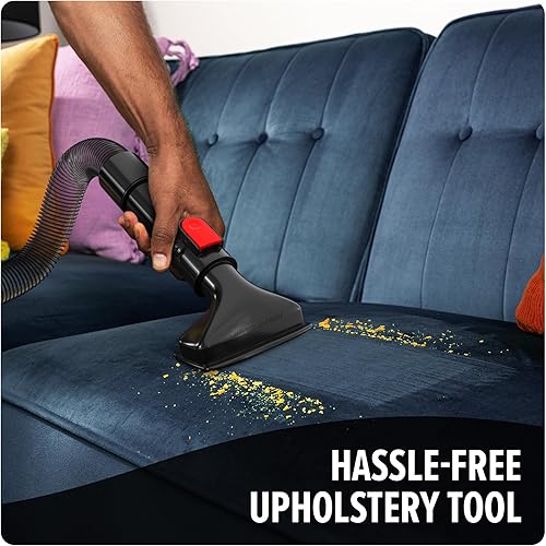 Miniatura 5 de Dirt Devil Aspiradora vertical multisuperficie de alcance extendido + sin bolsa para alfombras y suelos duros, aspiradoras potentes, ligeras y con