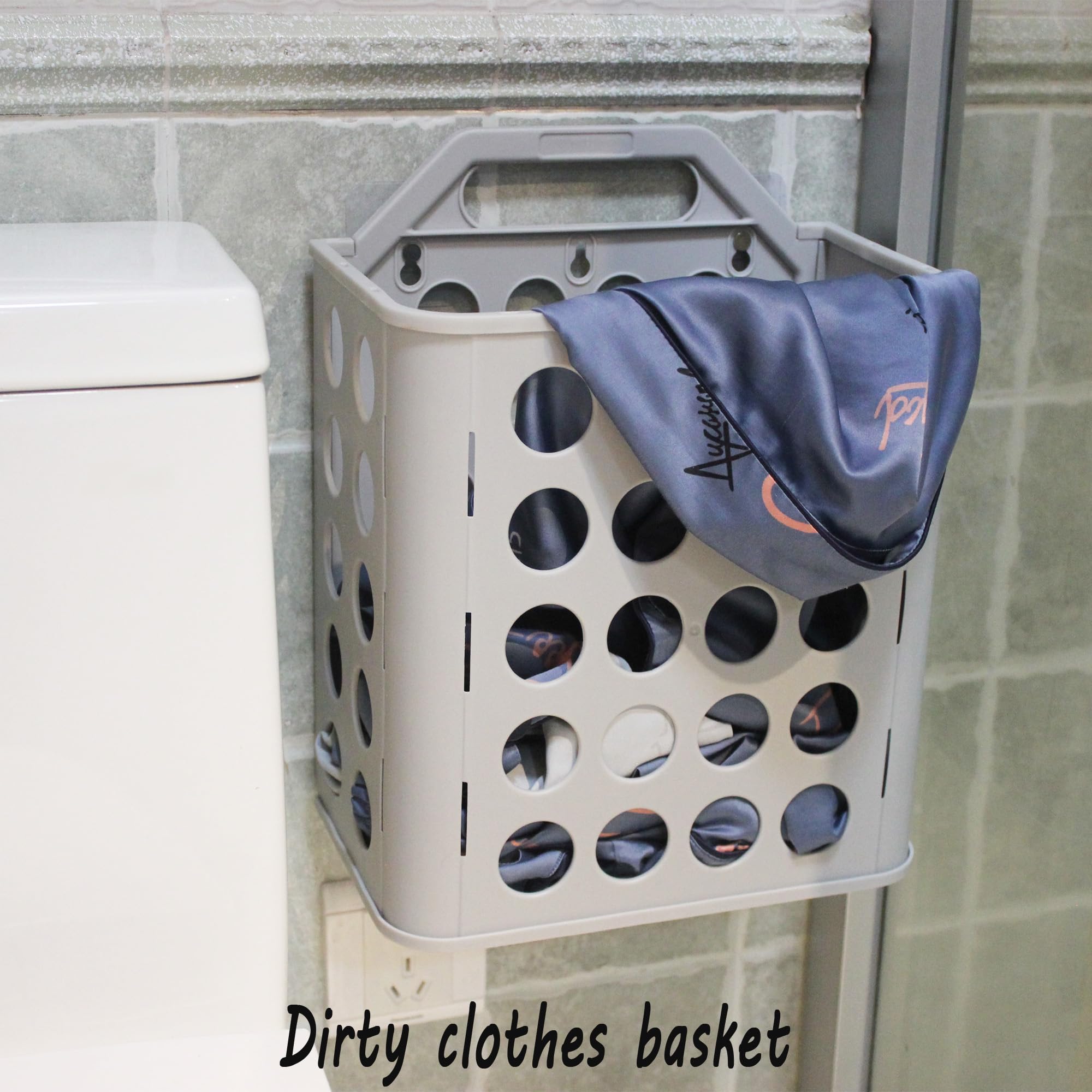 Soporte para bolsas de plástico (2 juegos/paquete) Soporte para bolsas de comestibles, bueno para guardar bolsas de plástico debajo del fregadero, organizador de calcetines montado en la pared que