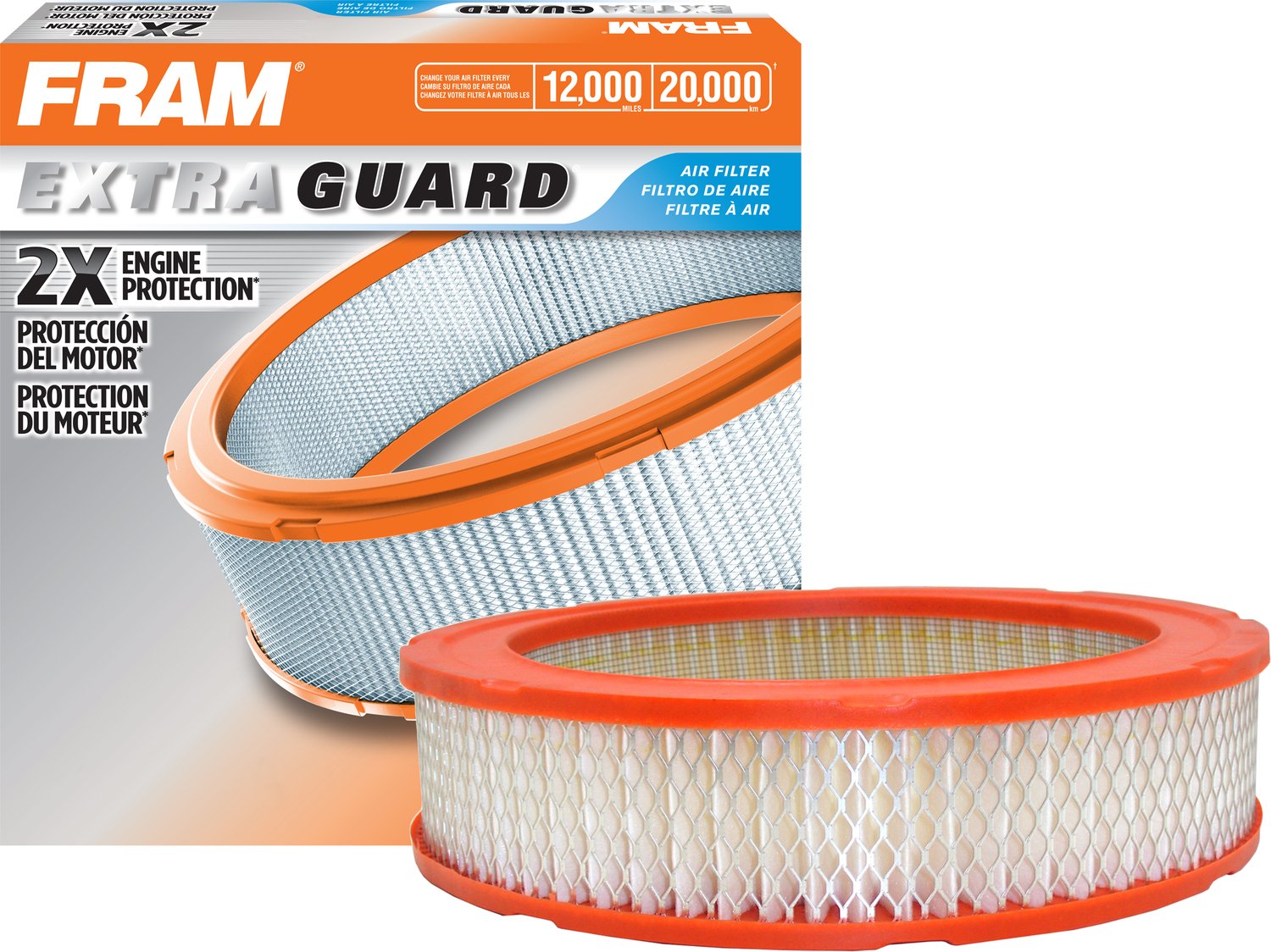 FRAM CA133 Extra Guard Round Plastisol Air Filter