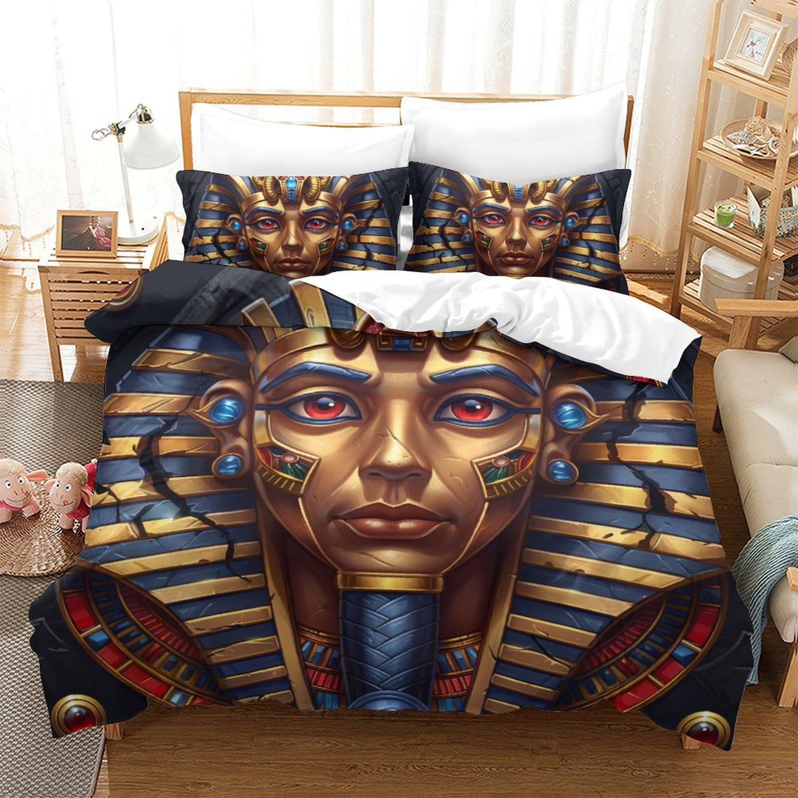 Housse de couette Pharaon pour transformer la chambre des ados en sanctuaire égyptien