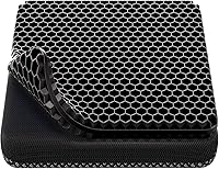 OMCOZY Gel Seat Cushion - Thick Cooling Honeycomb for Office Chair, Car, Wheelchair - Relieves Sciatica, Tailbone Pain (18.9x17.7in)