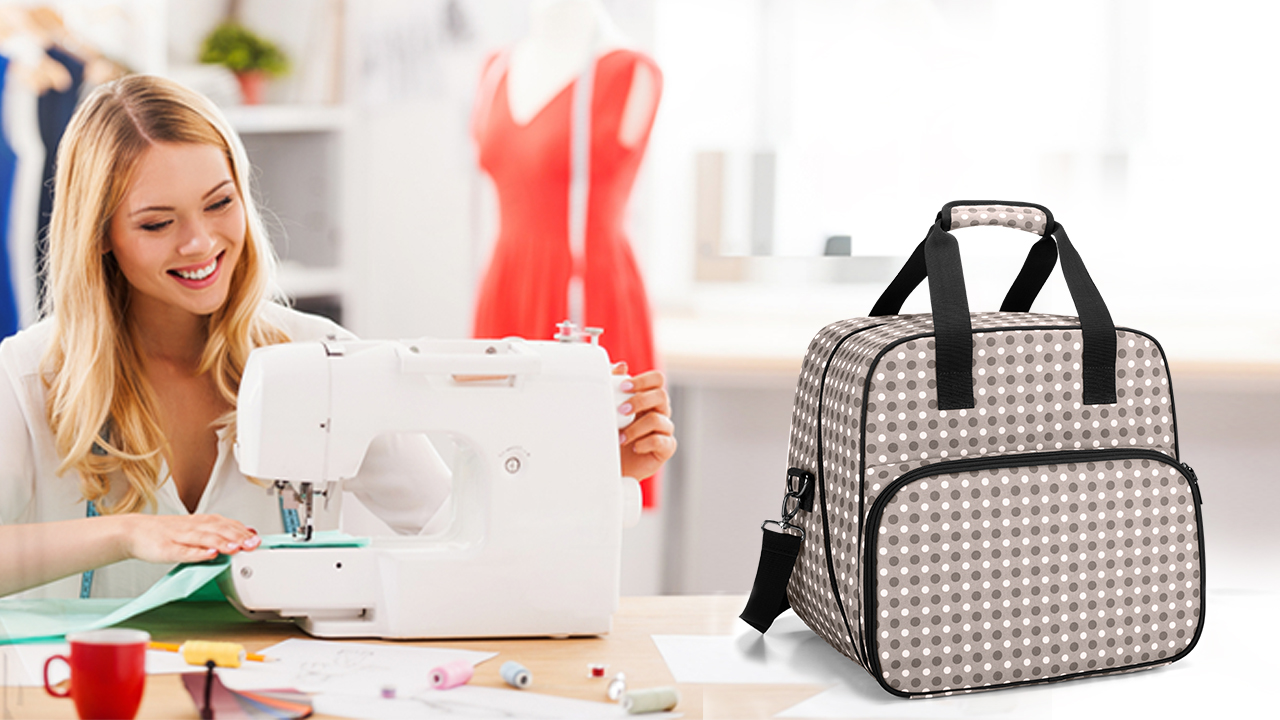 Yarwo Bolsa para Máquina de Coser, Maletas de Transporte ...
