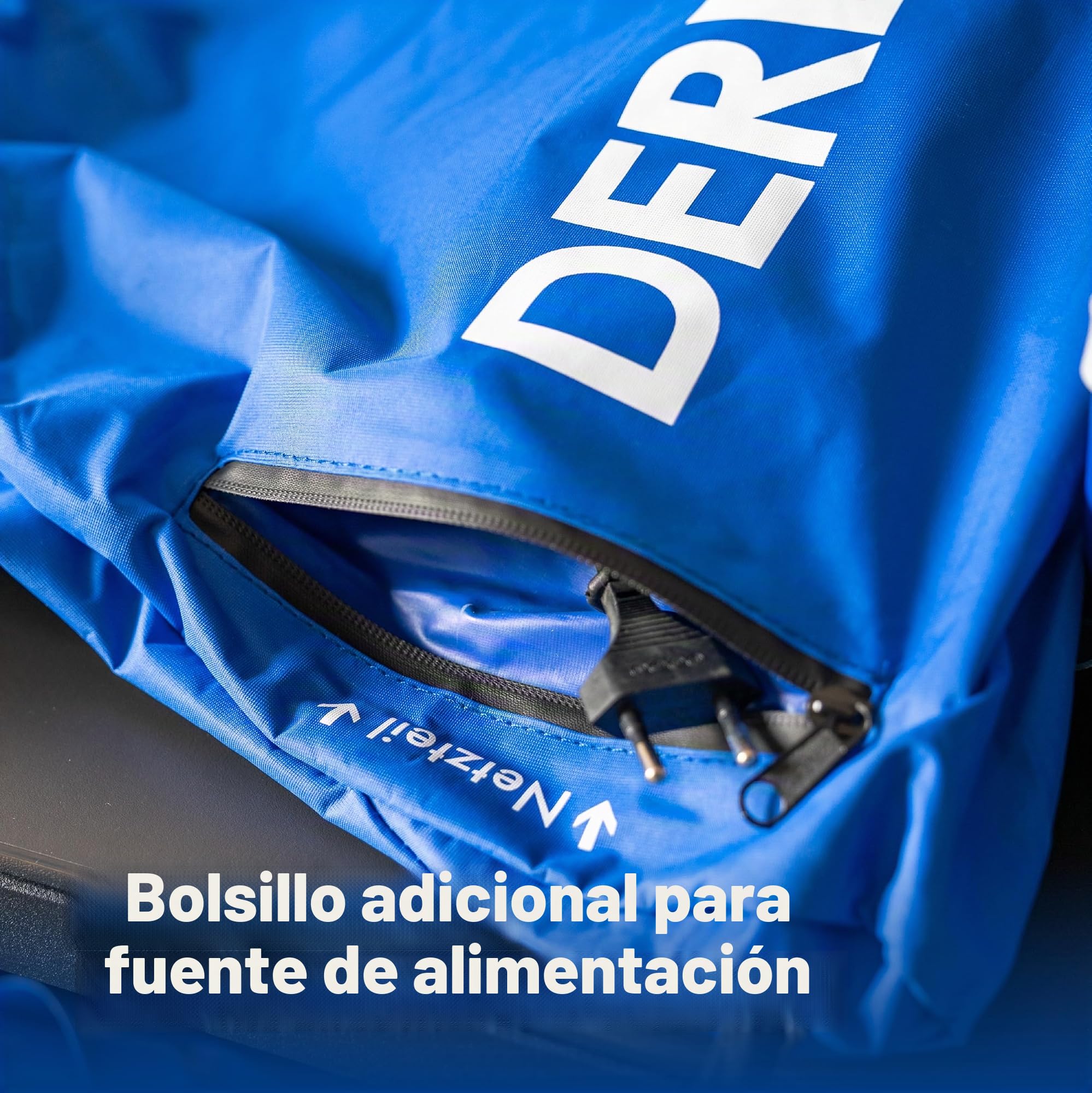 DERBLAUE® Sistema de bombas de alto rendimiento con bolsa de transporte incluida | Complemento ideal para la bandeja profesional, para bombear líquidos o vaciar tanques, miradas y aseos de manera eficiente.
