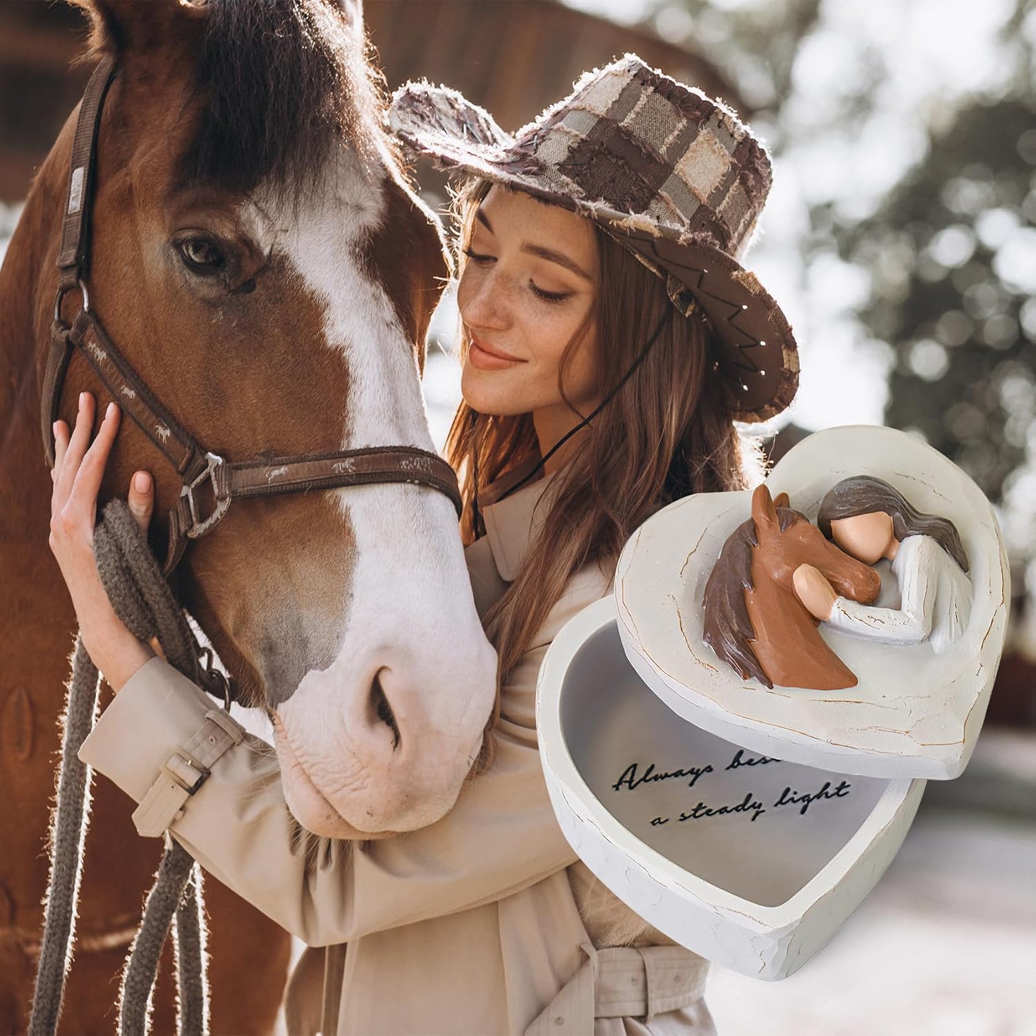 Horse Gifts for Women Keepsake Box, Horse Gifts for Girls image 2