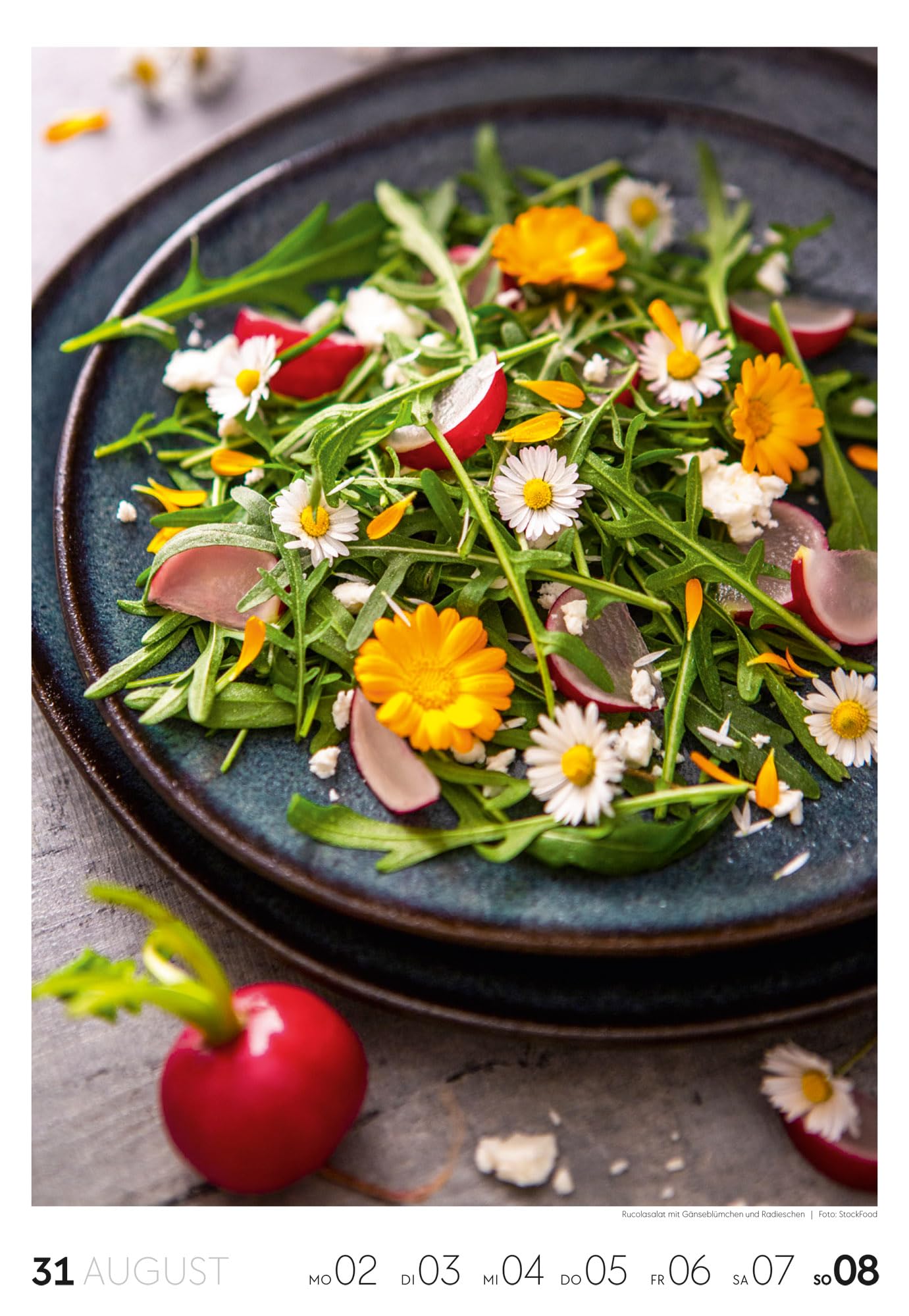 Essen Wochenkalender 2027: Küchen-Kalender mit 53 großformatigen Bildern im Hochformat (29x42 cm) | Für Gourmets und Feinschmecker:innen