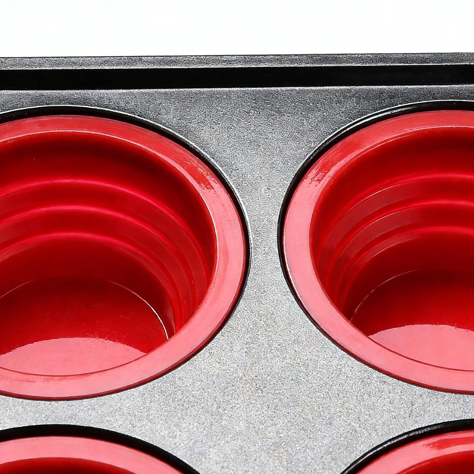 Moule à muffins et cupcakes en silicone antiadhésif
