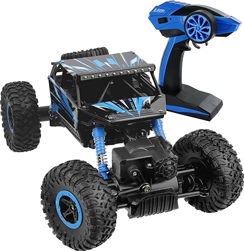 Auto Azul Vehículo Click N Play Rock Crawler RC Azul