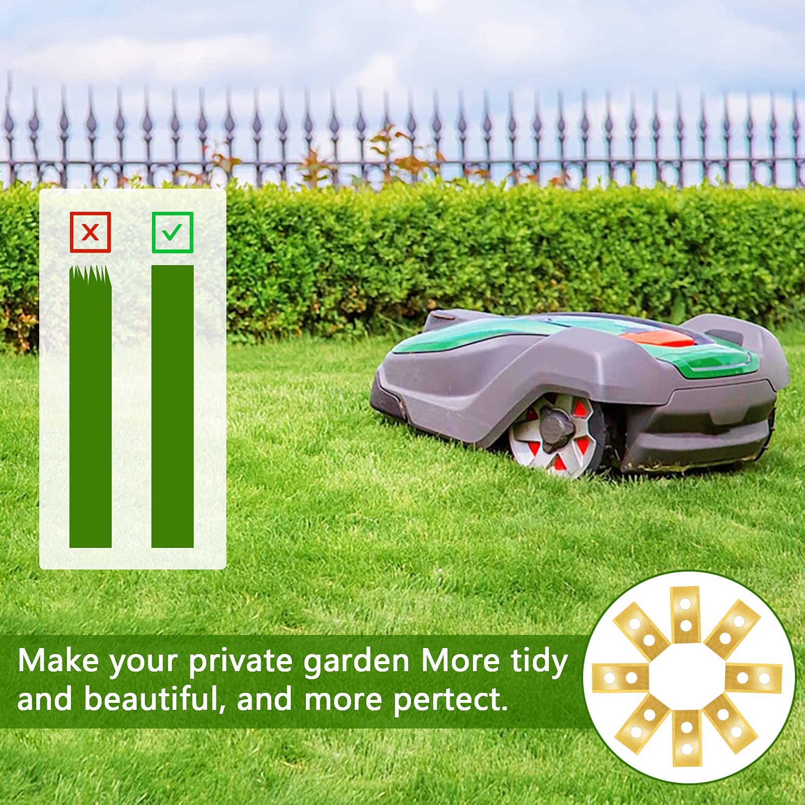 Vhbw 18x Lama Di Ricambio Compatibile Con Landxcape - Foto 4