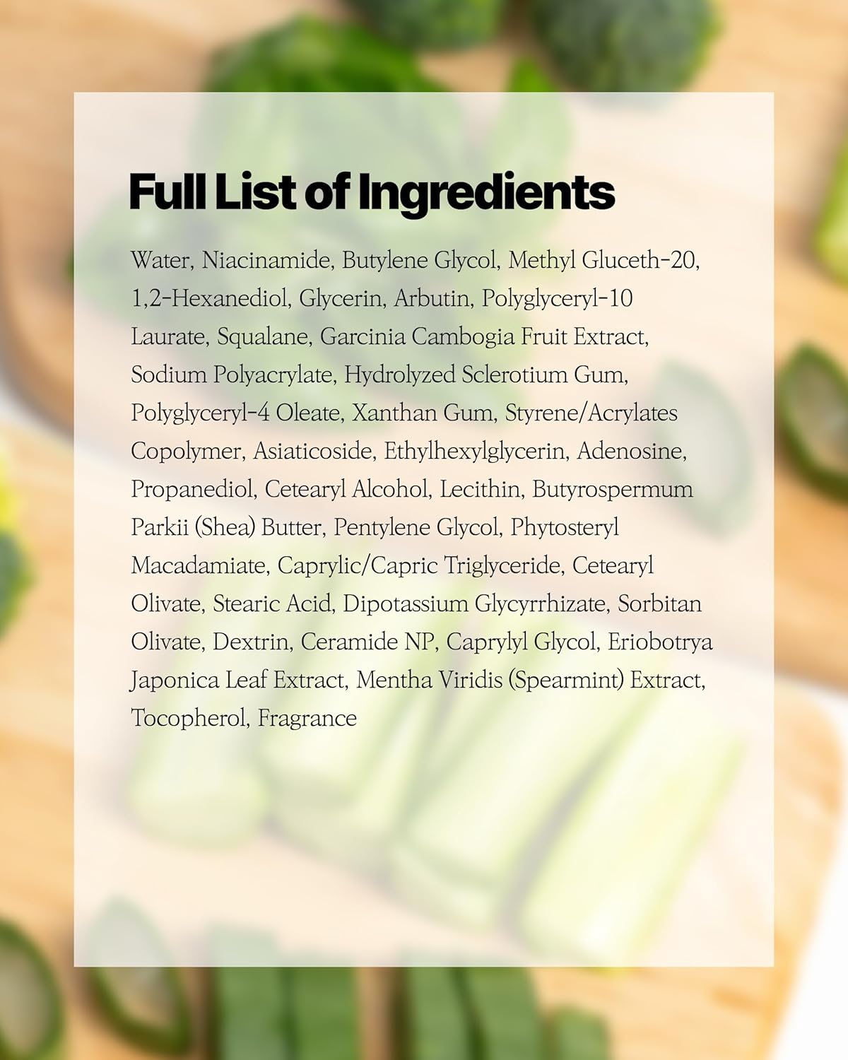 Clarifying Basil and Cucumber Face Mask | Cooling Wash-Off Mask for Redness Relief & Sensitive Skin | Green Natural Smoothie with Glutathione, Hyaluronic Acid | Korean Skincare - Image 7