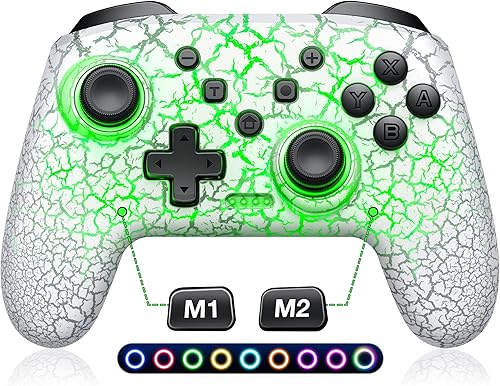 Controlador de interruptor inalámbrico para Nintendo SwitchLiteOLED, controlador de interruptor con una sensación táctil del mouse en los botones